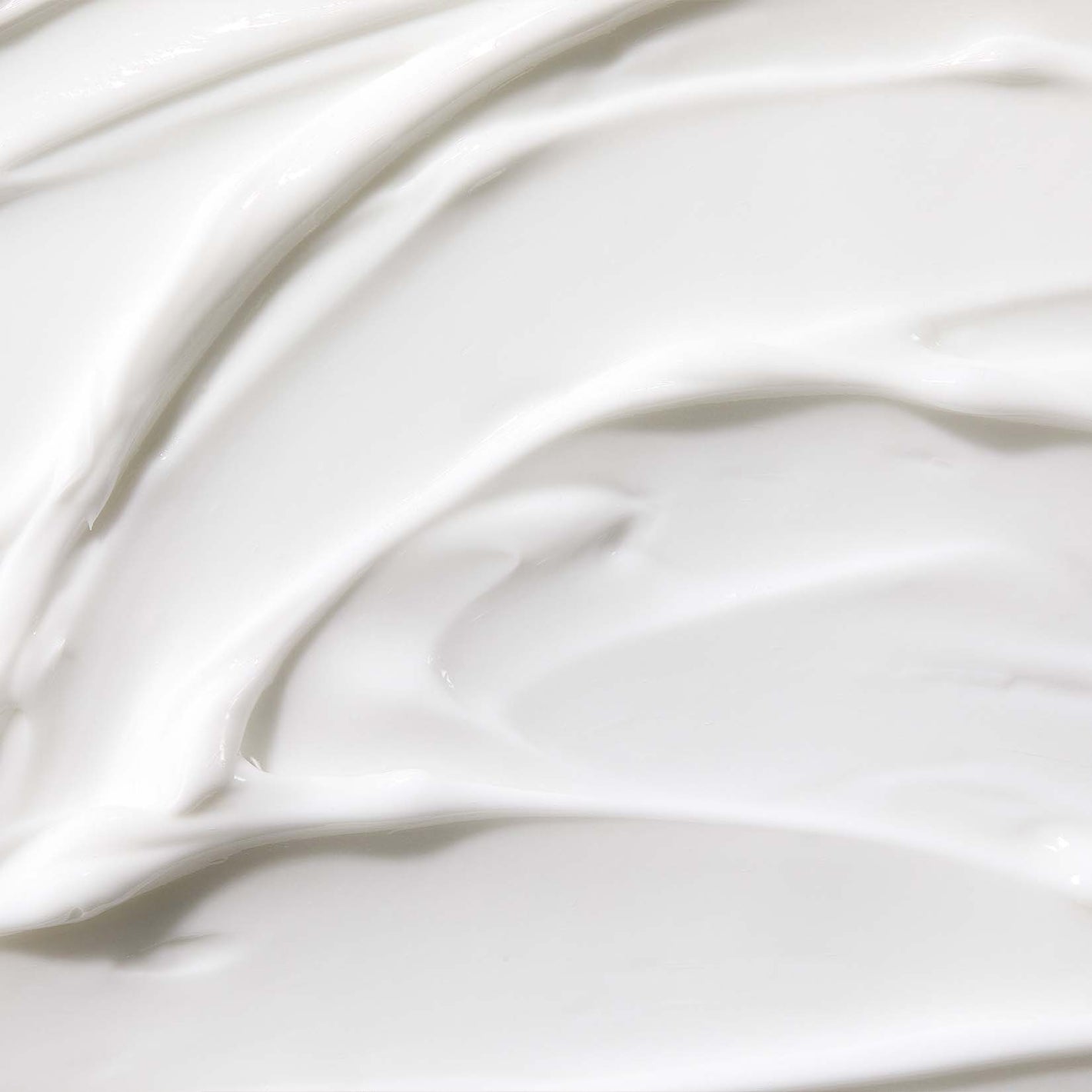 close up of white face cream